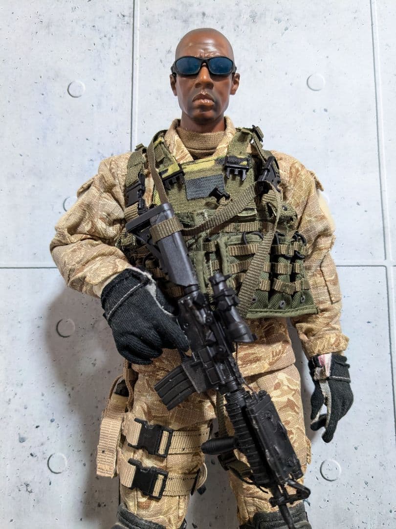 アメリカ軍特殊部隊 1/6 12インチ黒人兵士 cs8 - メルカリ