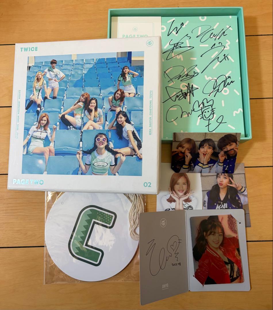 TWICE PAGETWO 直筆サイン入り