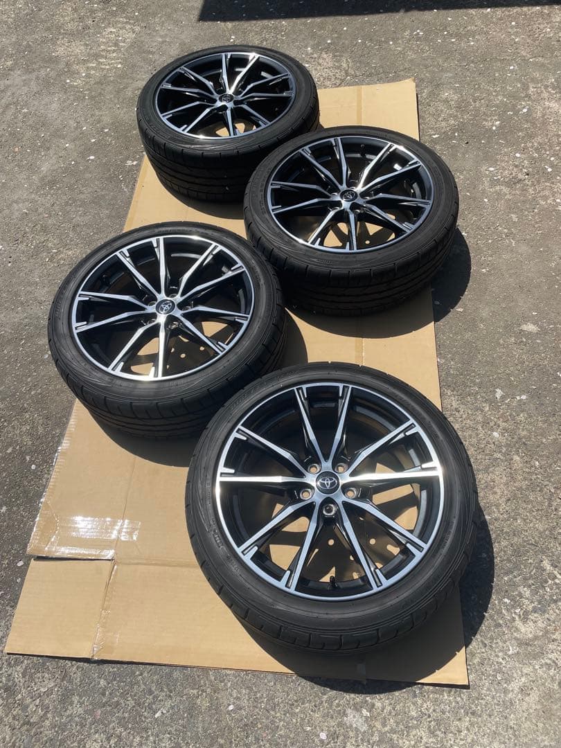 トヨタ純正ホイール＋DZ-102 4本セット DUNLOP DIREZZA DZ102 215