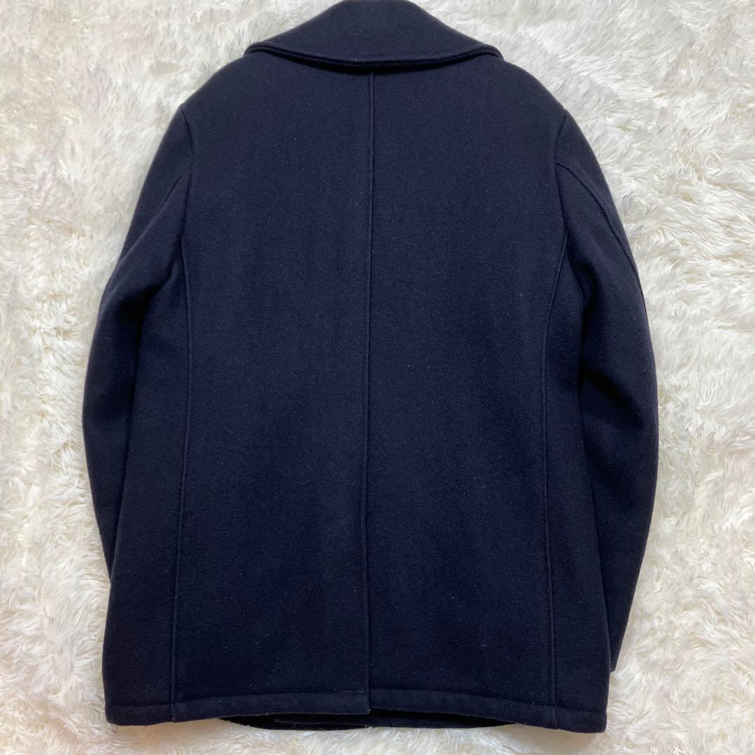 美品　希少 ショット　ピーコート　ウールメルトン　USA製　濃紺色 Mサイズ