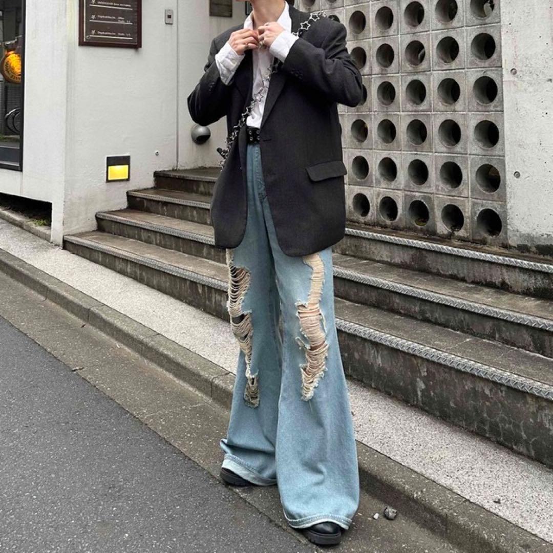 egonlab アトミックダメージデニム　S 最終値下げ タグあり