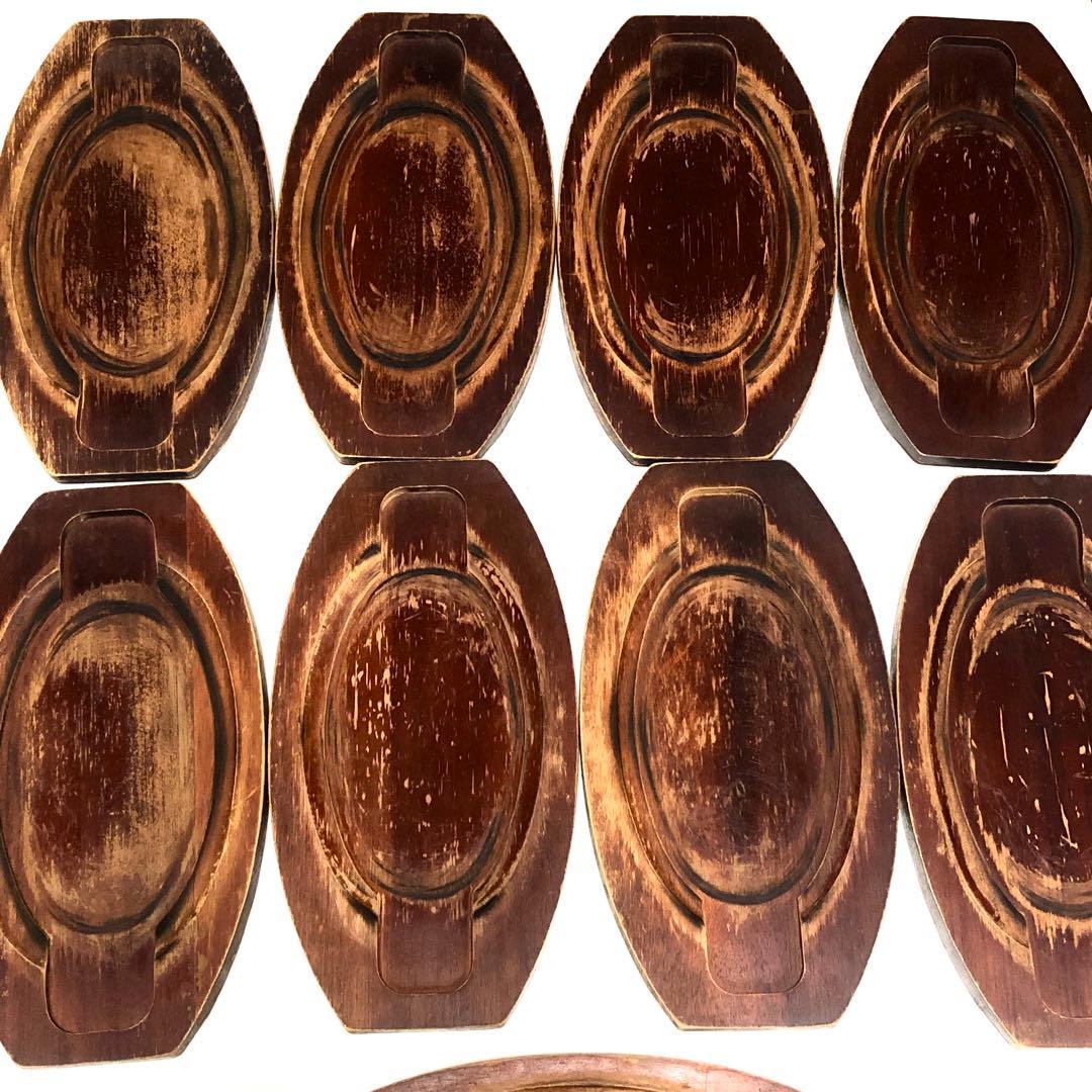 □ステーキ皿 9客セット□店舗用品・業務用・レストラン・食堂・居酒屋