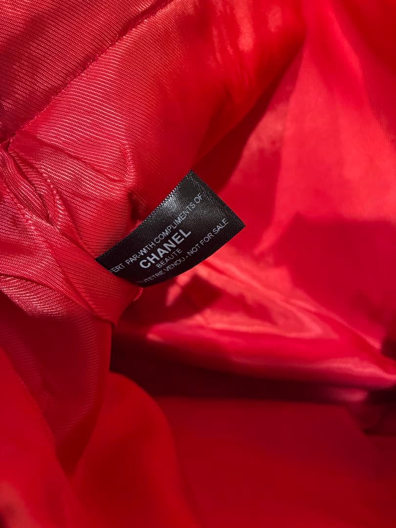 CHANEL トートバッグ シャネルノベルティ　バッグ　ショルダーバッグ　赤