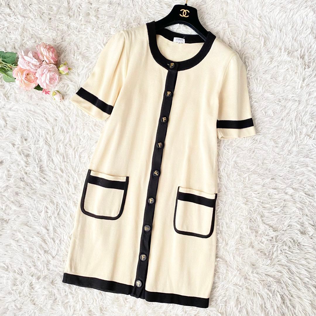 ♡ヤンチャム♡ 美品◆最高級 FOXEY ニットワンピース