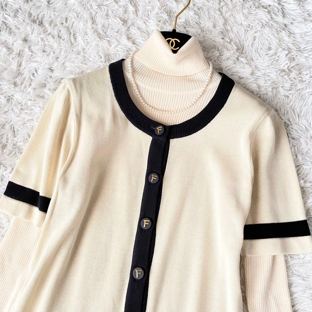 ♡ヤンチャム♡ 美品◆最高級 FOXEY ニットワンピース