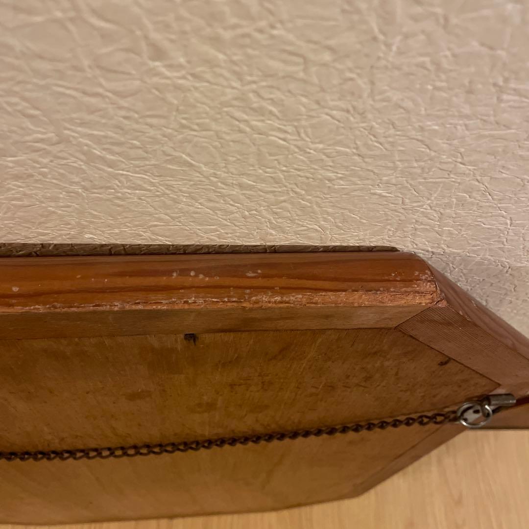 アンティーク　レトロ　壁掛け鏡　八角形ミラー ウォールミラー