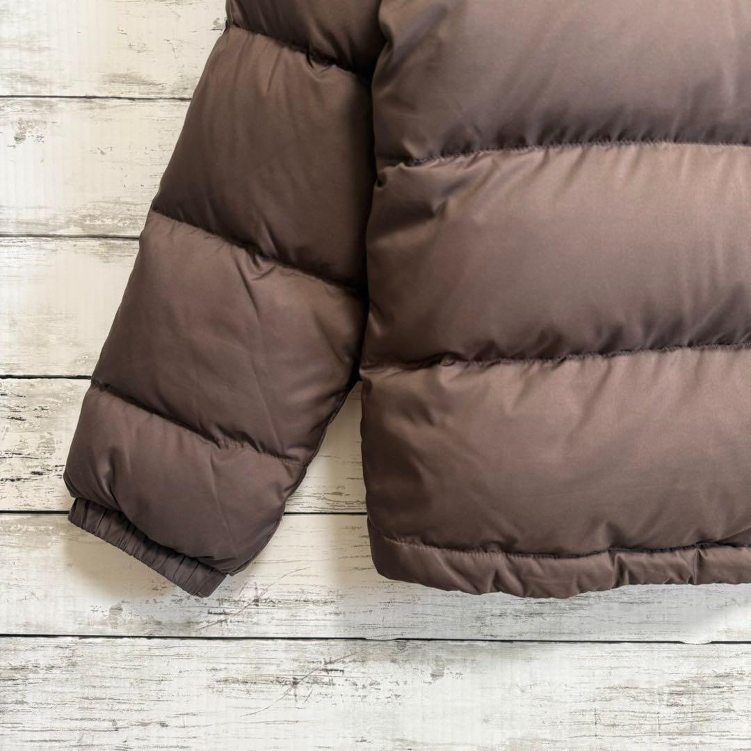 【希少XL】ナイキ☆刺繍ロゴ ダウンジャケット☆人気カラー ブラウン897