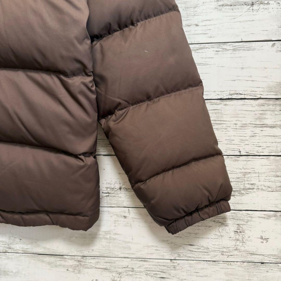 【希少XL】ナイキ☆刺繍ロゴ ダウンジャケット☆人気カラー ブラウン897