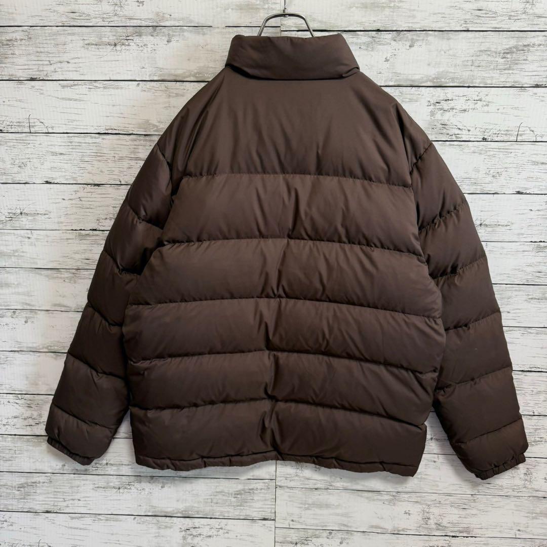 【希少XL】ナイキ☆刺繍ロゴ ダウンジャケット☆人気カラー ブラウン897
