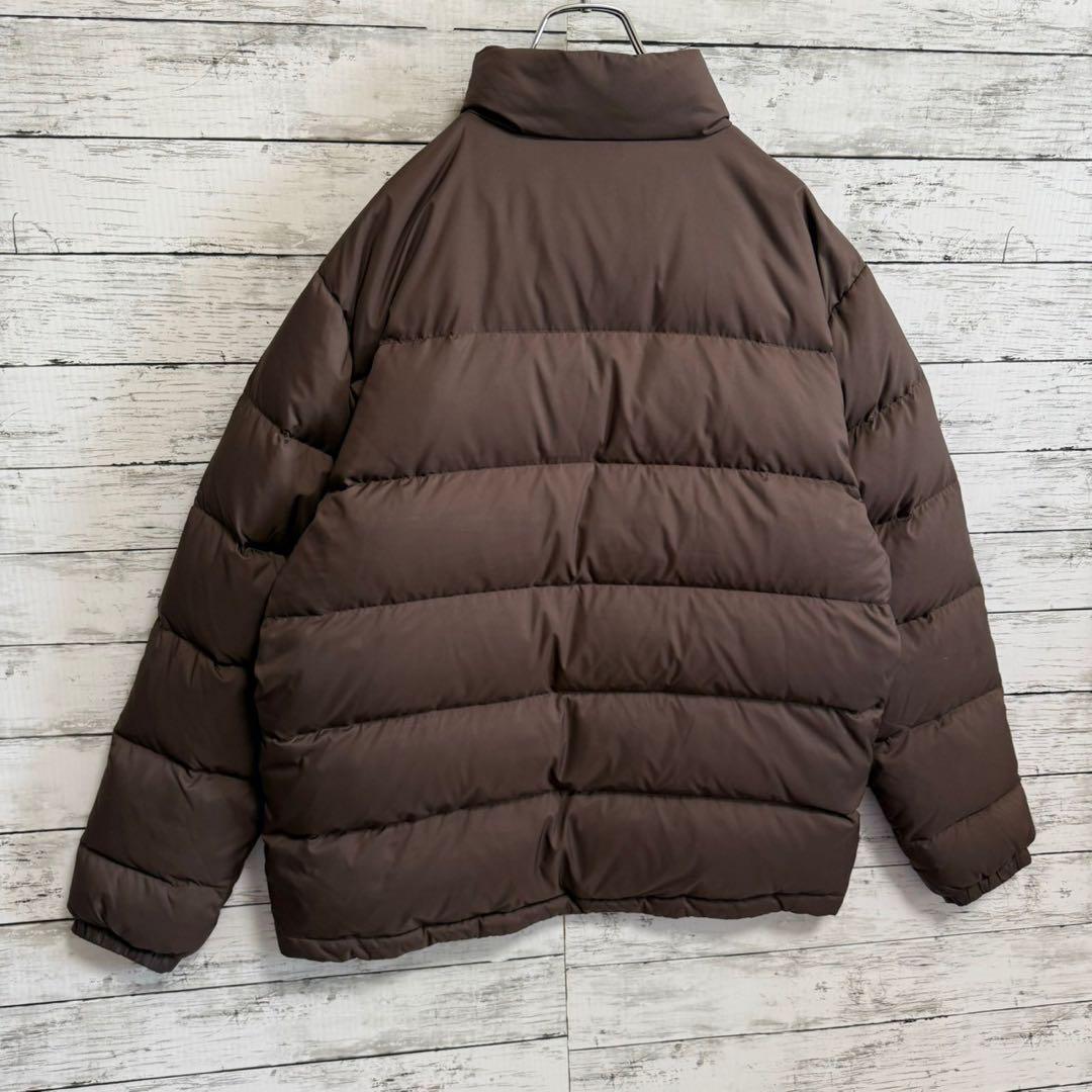 【希少XL】ナイキ☆刺繍ロゴ ダウンジャケット☆人気カラー ブラウン897