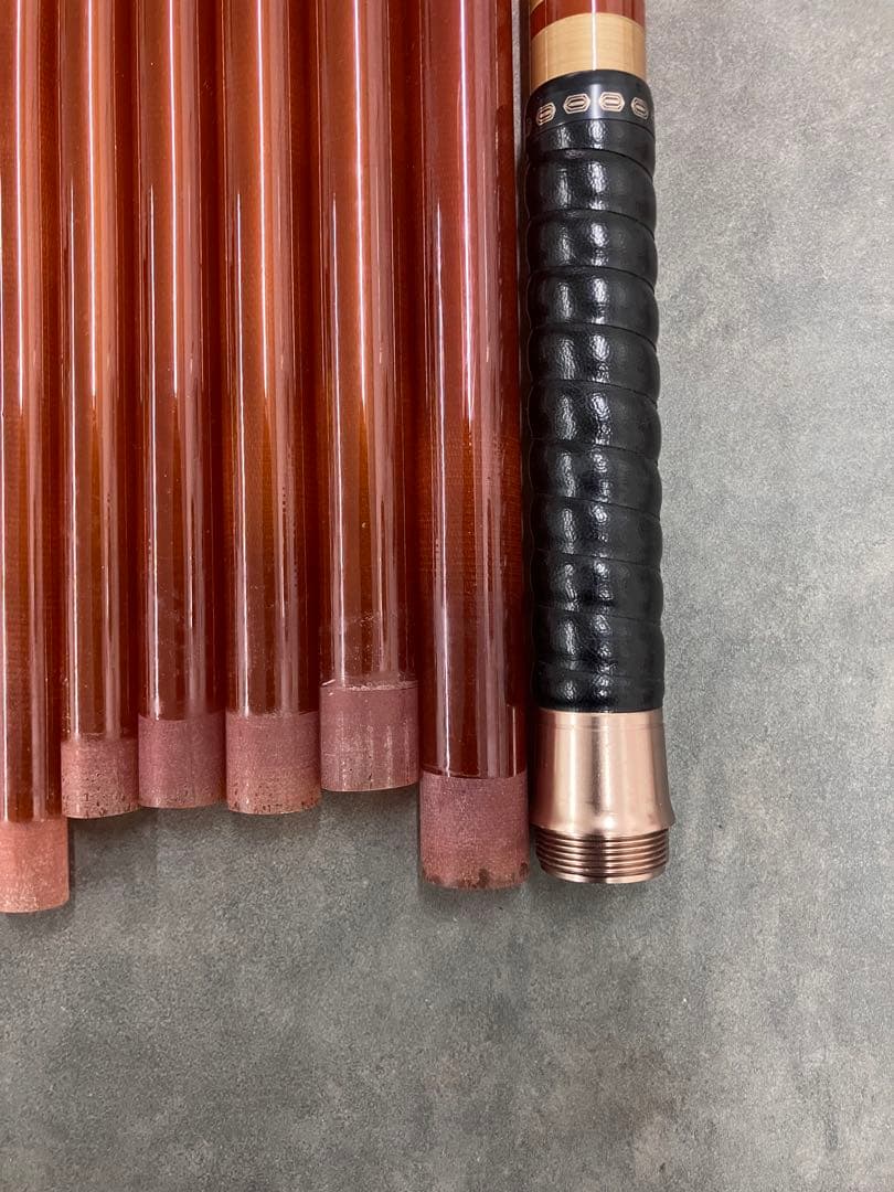 美品レア！Daiwa 渓流竿 琥珀 軟調子 54 ダイワ 17本継 ケース付き