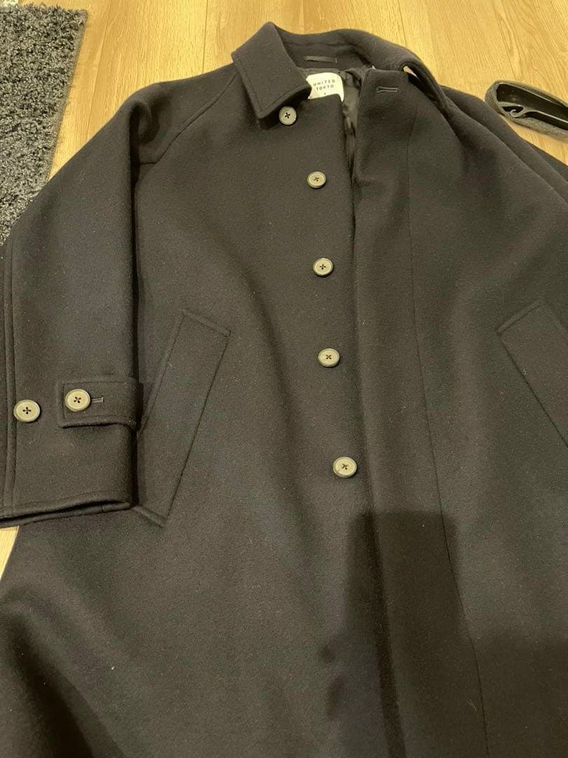 UNITED TOKYO Super 120’sステンカラーコート　クラシック