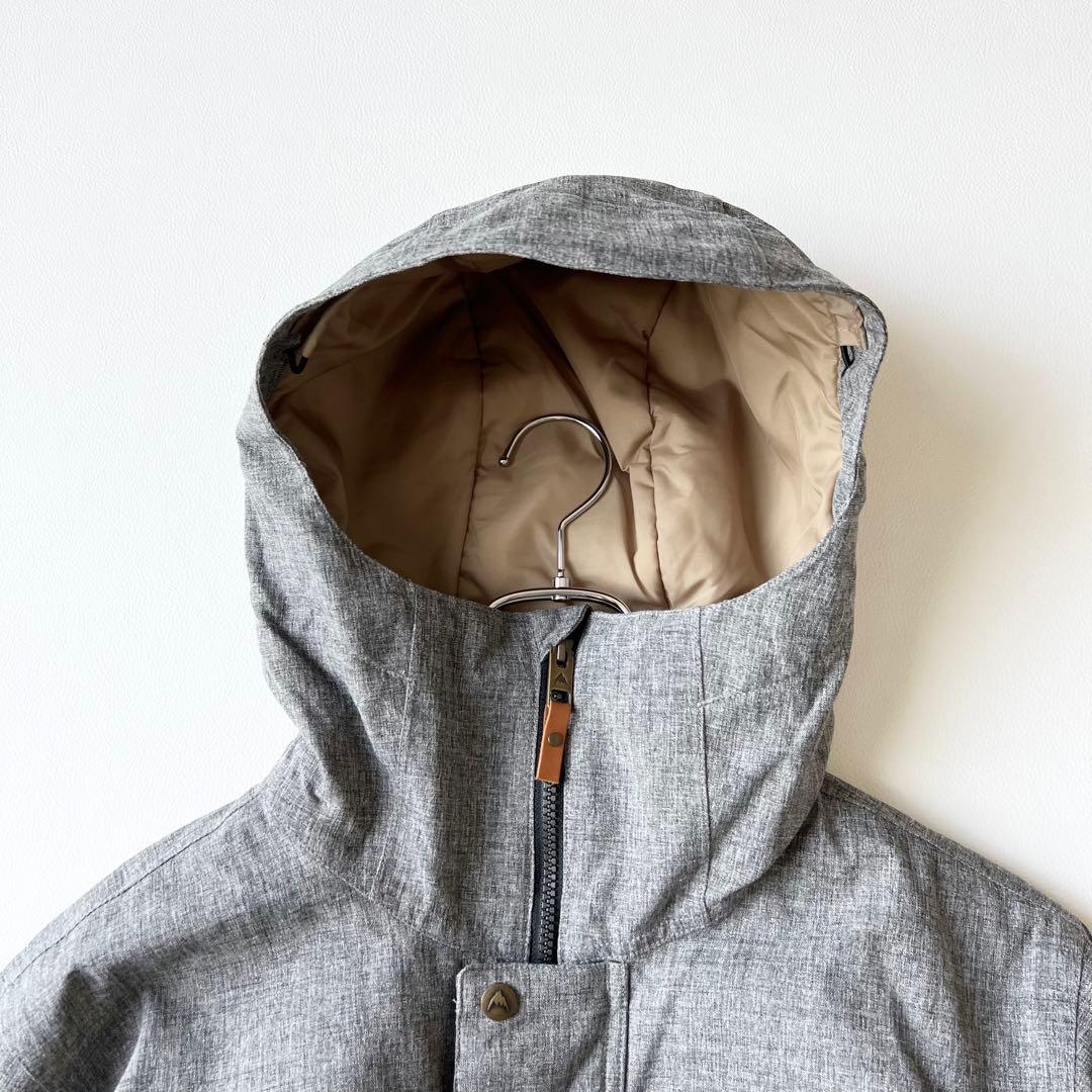 3251【美品】バートン　ジャケット 無地 COVERT サーモライト グレー