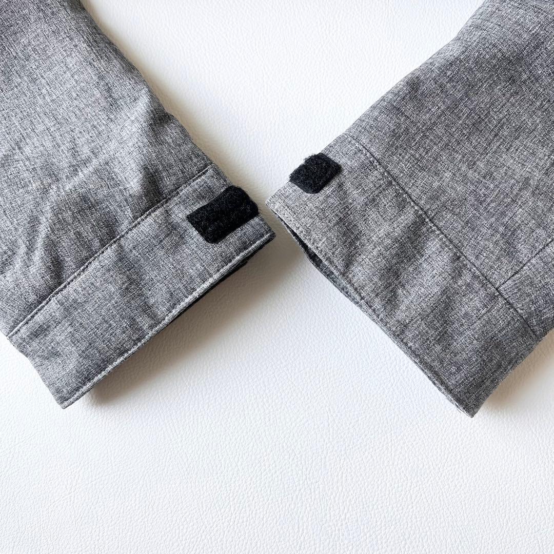 3251【美品】バートン　ジャケット 無地 COVERT サーモライト グレー