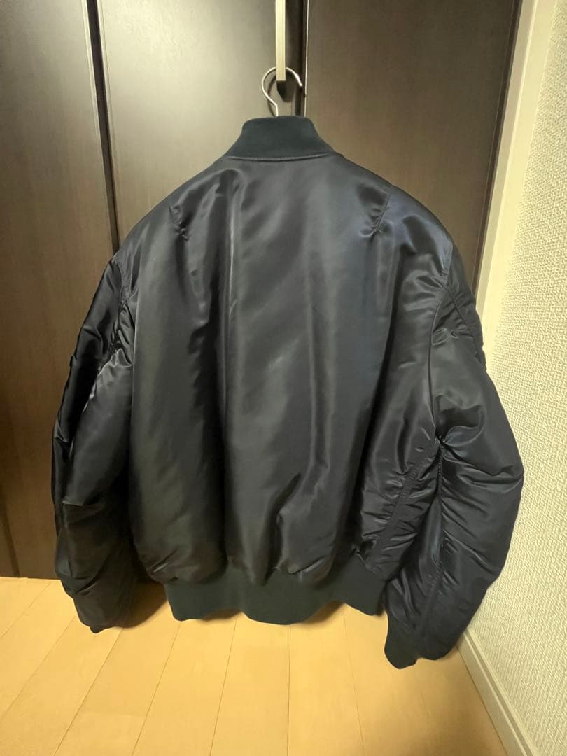 ハ*タ様 ネイビー MA-1 フライトジャケット L ALPHA