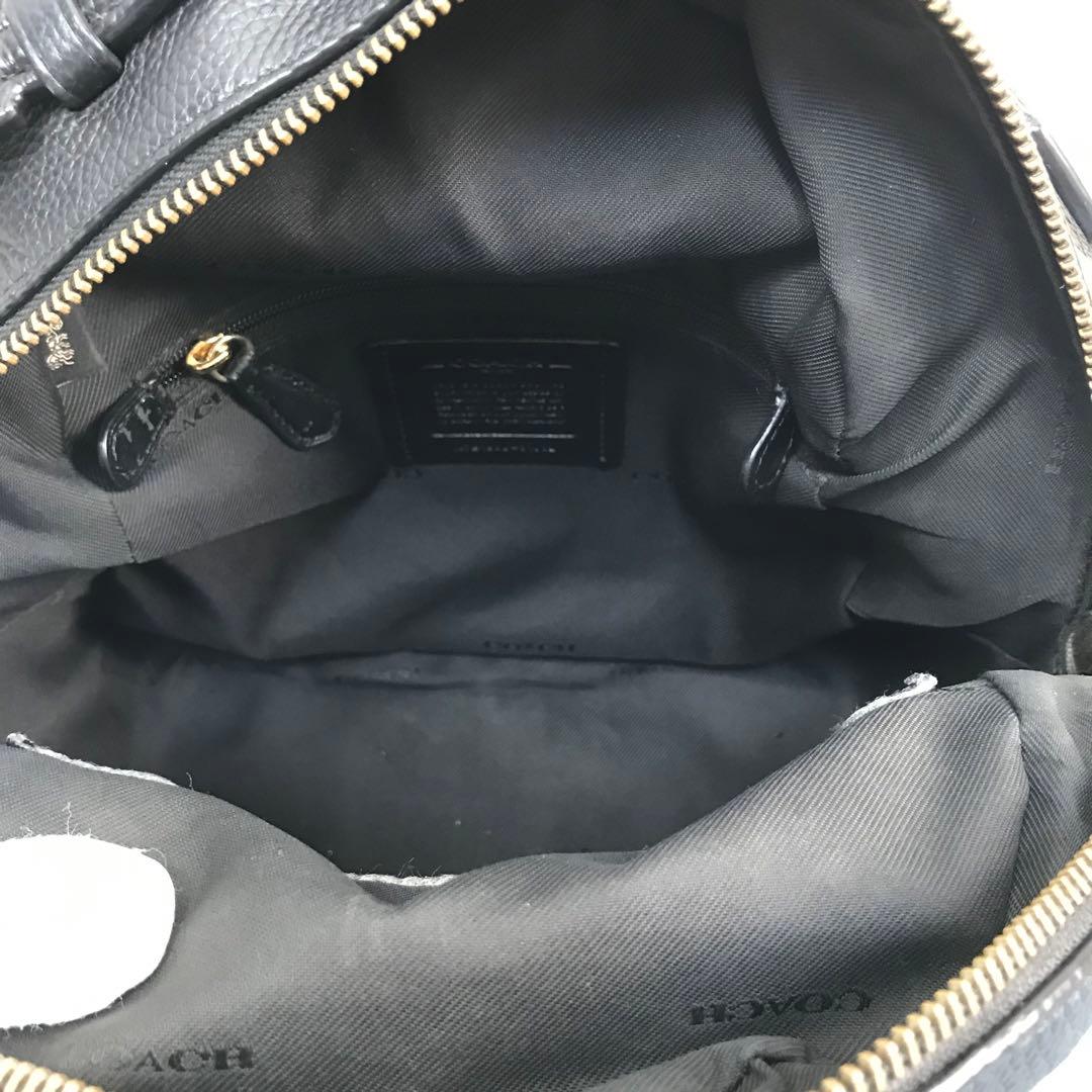 コーチ バックパック ブラック レザー ブラック リュック 31032