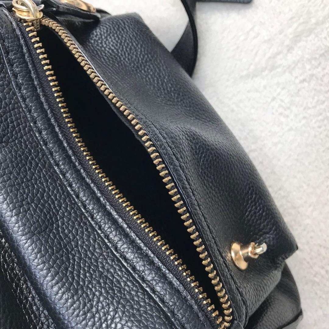 コーチ バックパック ブラック レザー ブラック リュック 31032