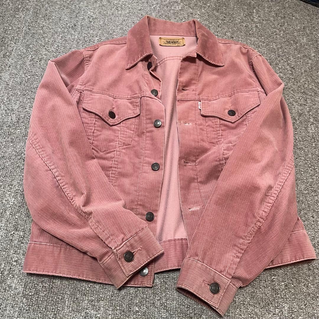 希少　Levi’s コーデュロイジャケット　サーモンピンク