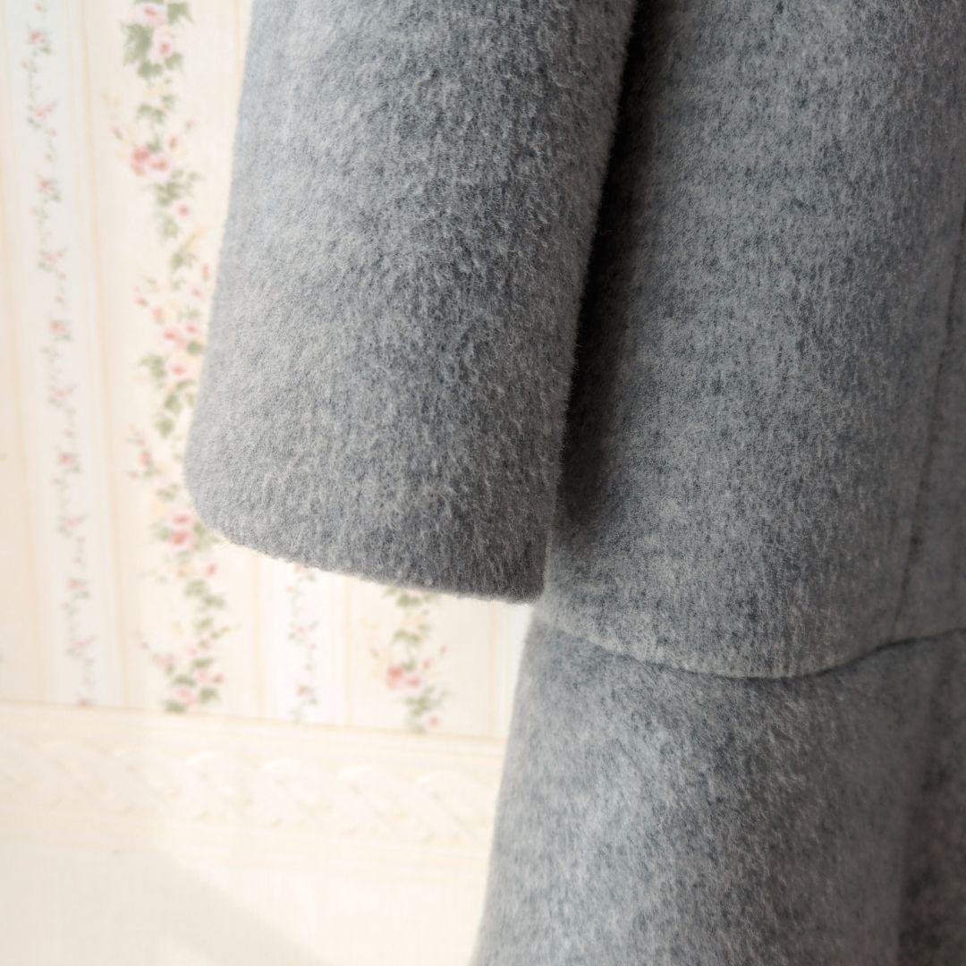 【美品】エムズグレイシー M'S GRACYコート 38 グレー