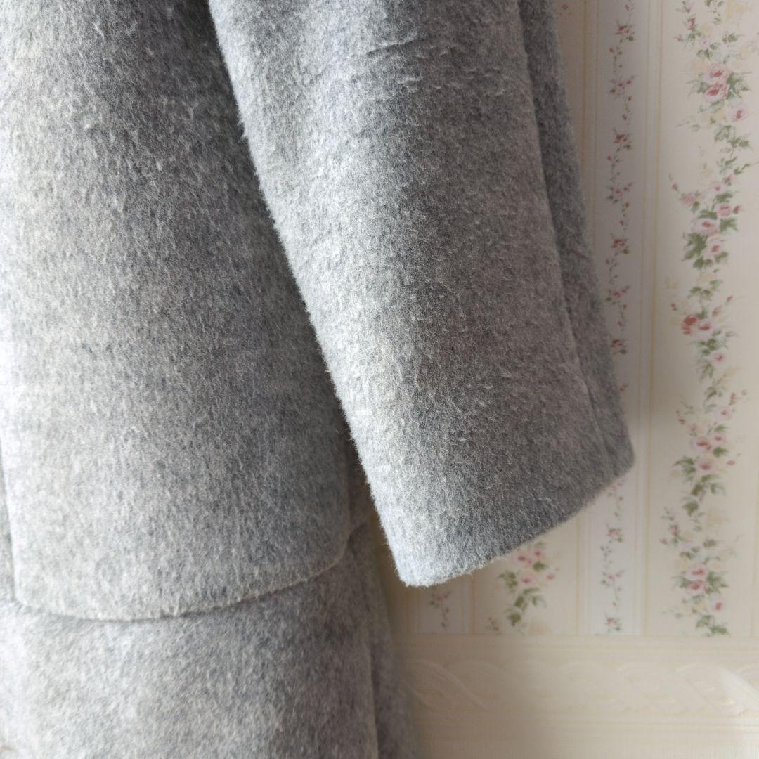 【美品】エムズグレイシー M'S GRACYコート 38 グレー