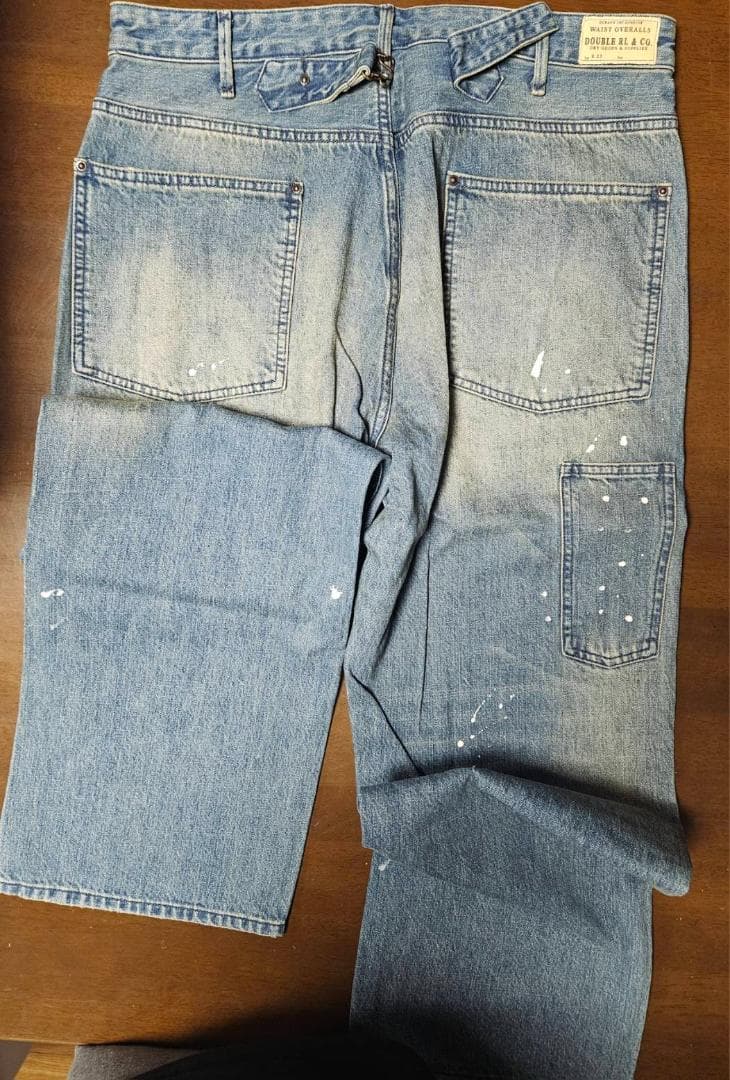 セイレン【新品未使用】DOUBLE RL ダメージデニム33