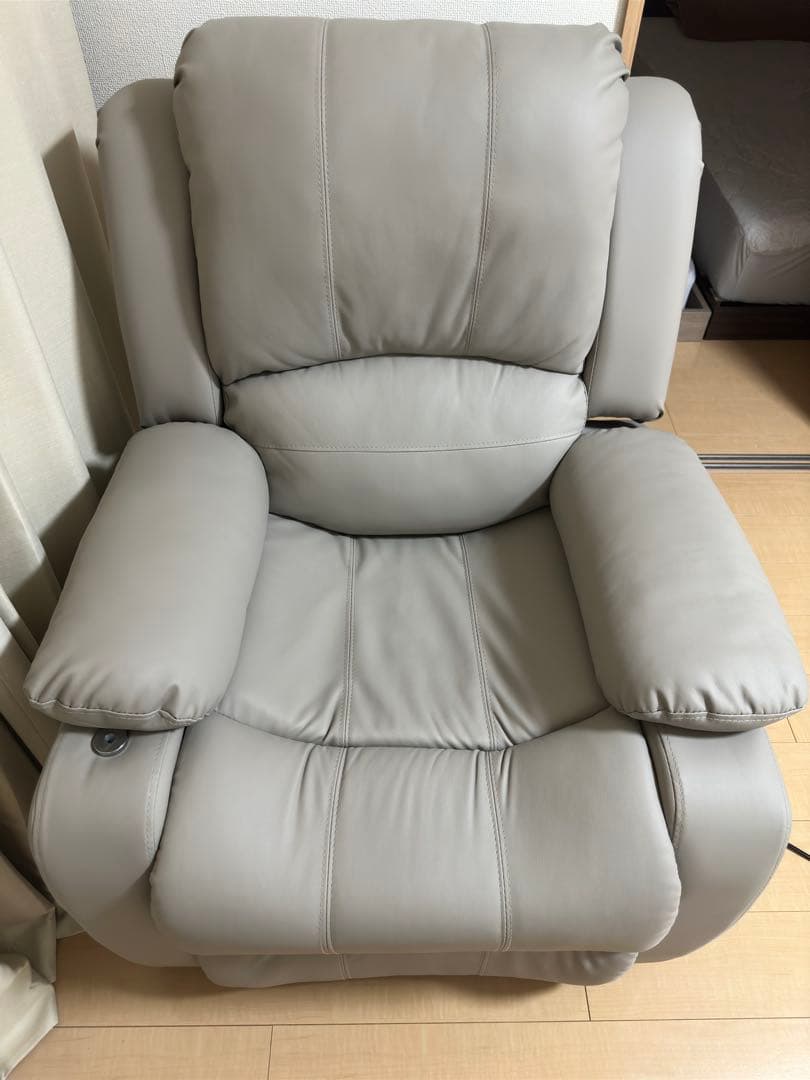 YEKOTECH リクライニングソファー 電動 高さ調節可能な可動テーブル