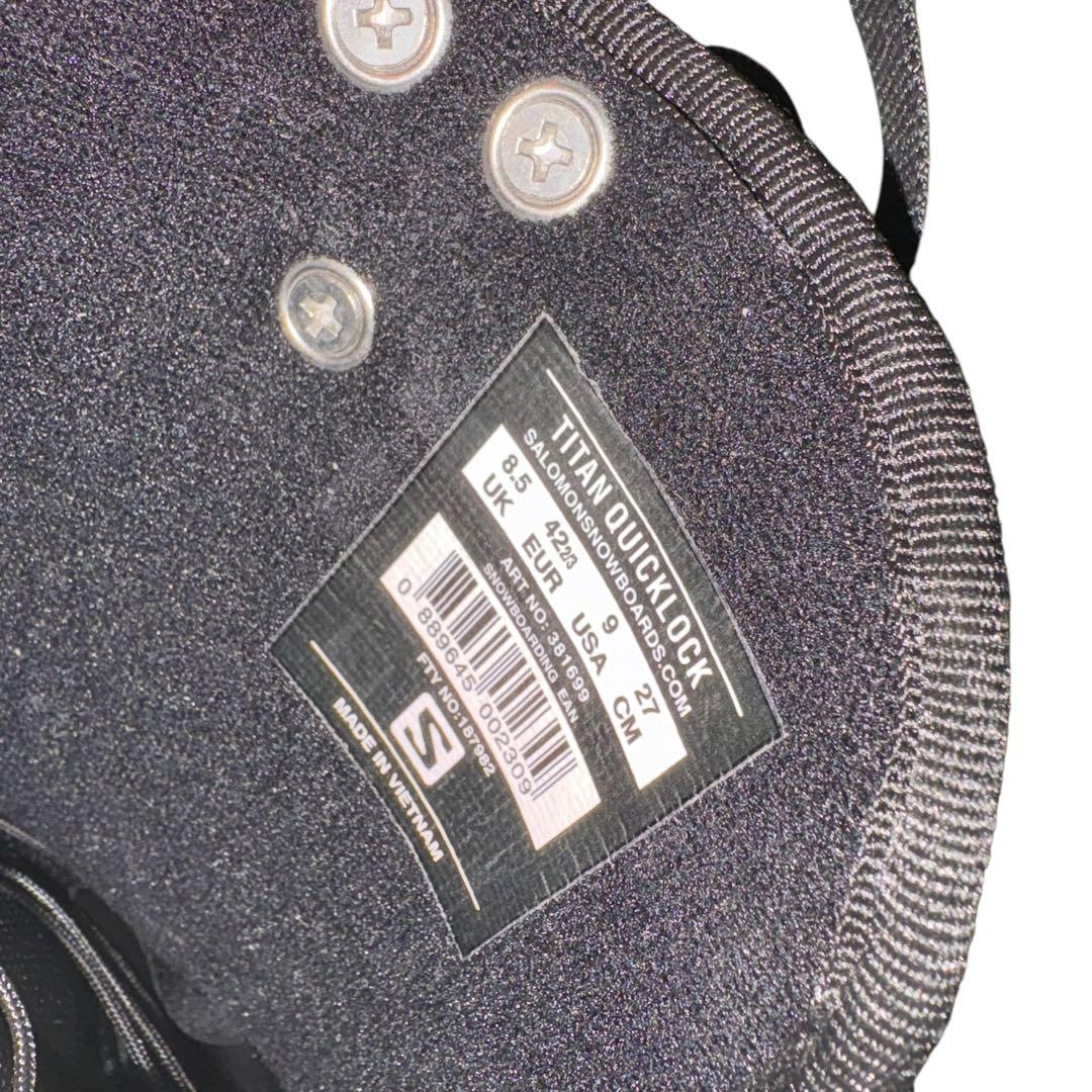 スノーボード SALOMON TITAN QUICK LOCK 27cm