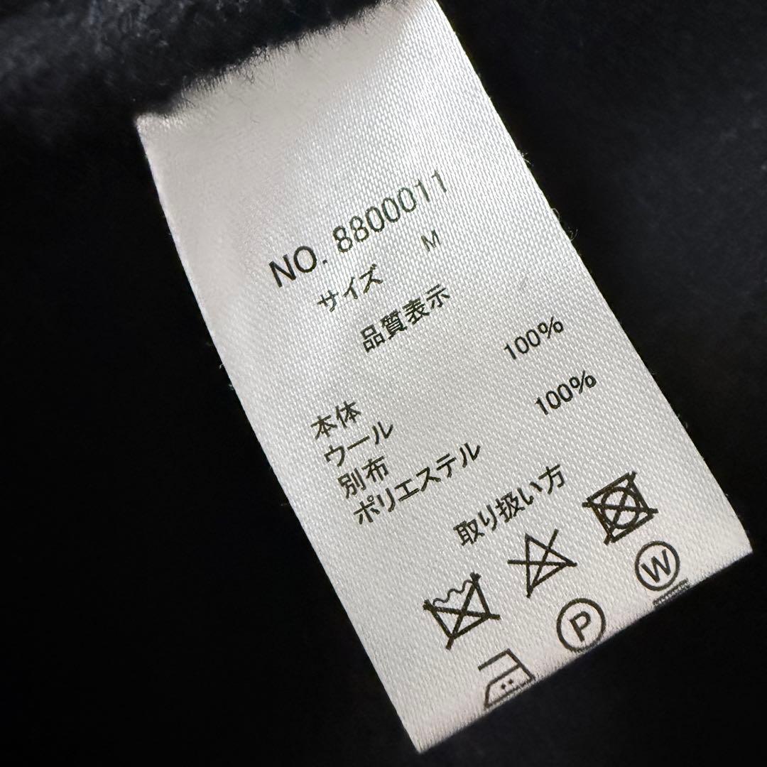 エバーネイビー evernavy リバーロングコクーンコート ブラック M