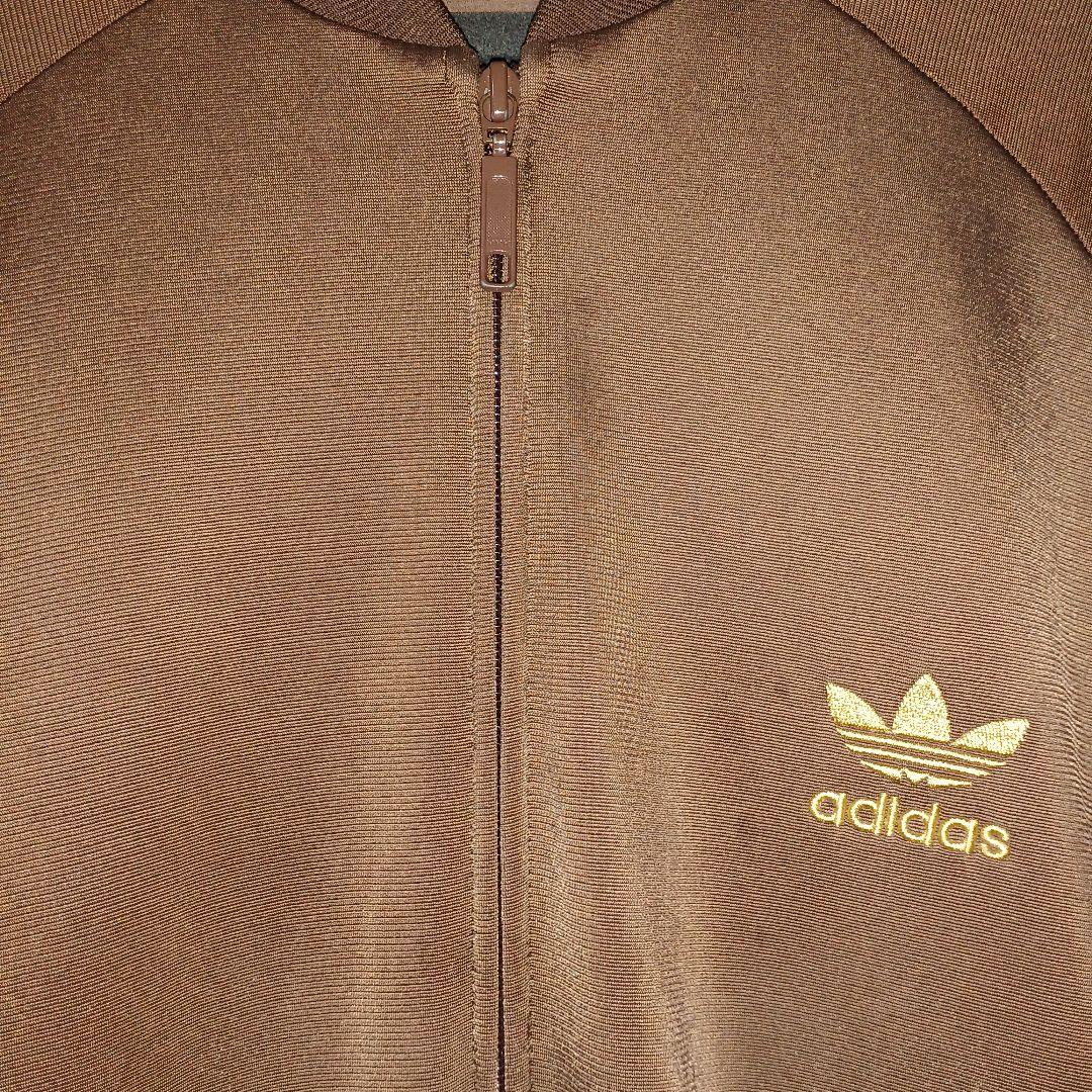 adidas】アディダス【トラックジャケット】Lサイズ【ブラウン