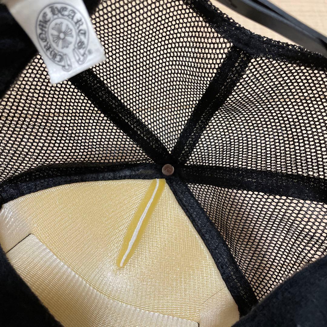 CHROME HEARTS メッシュキャップ 黒/白