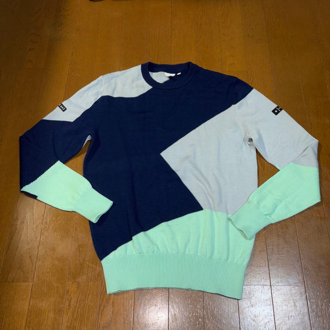 お洒落 大人気 テーラーメイド銀座限定品 クールネックストレッチセーター