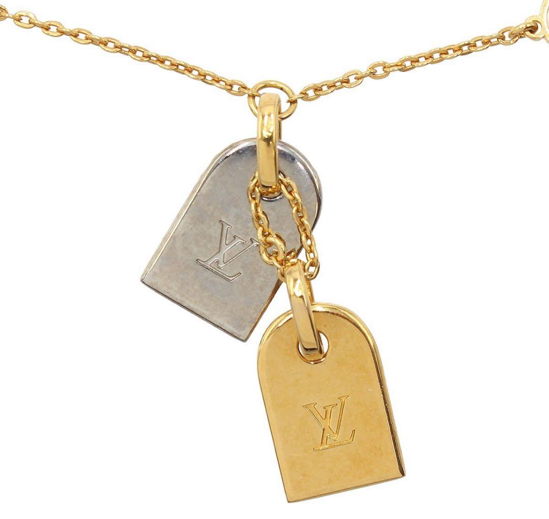 R2111 美品 ルイヴィトン ナノグラム チェーン ブレスレット