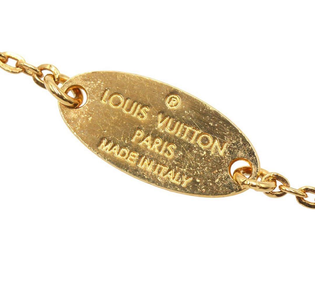 R2111 美品 ルイヴィトン ナノグラム チェーン ブレスレット