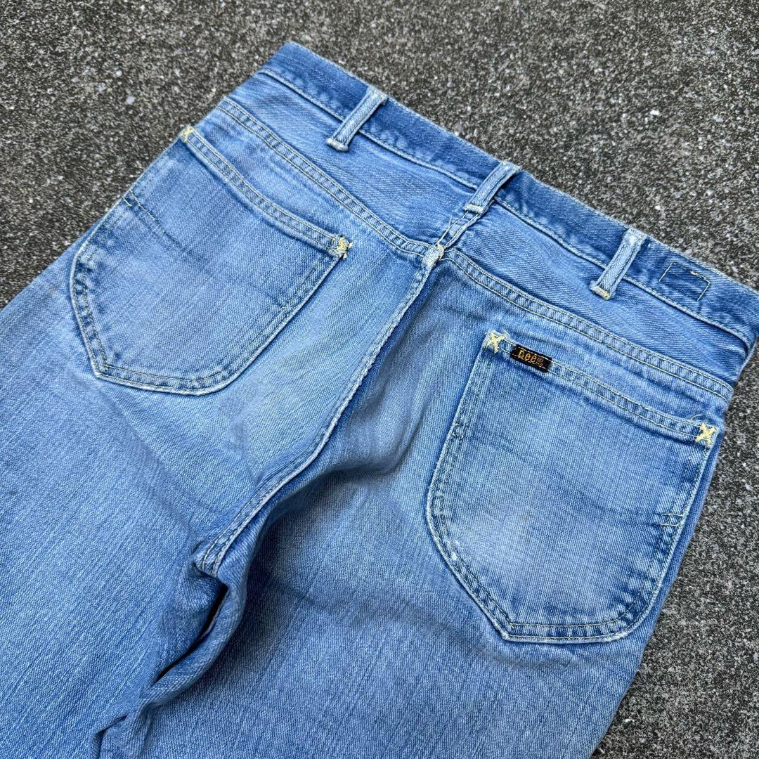 60s 70s Lee-202 USA製 サイド黒タグ デニムパンツ 78cm