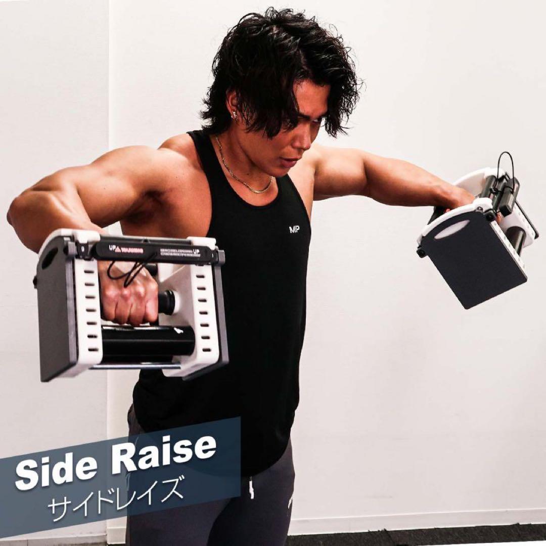 可変式ダンベル パワー ブロックダンベル 42kg 2個セット オールブラック