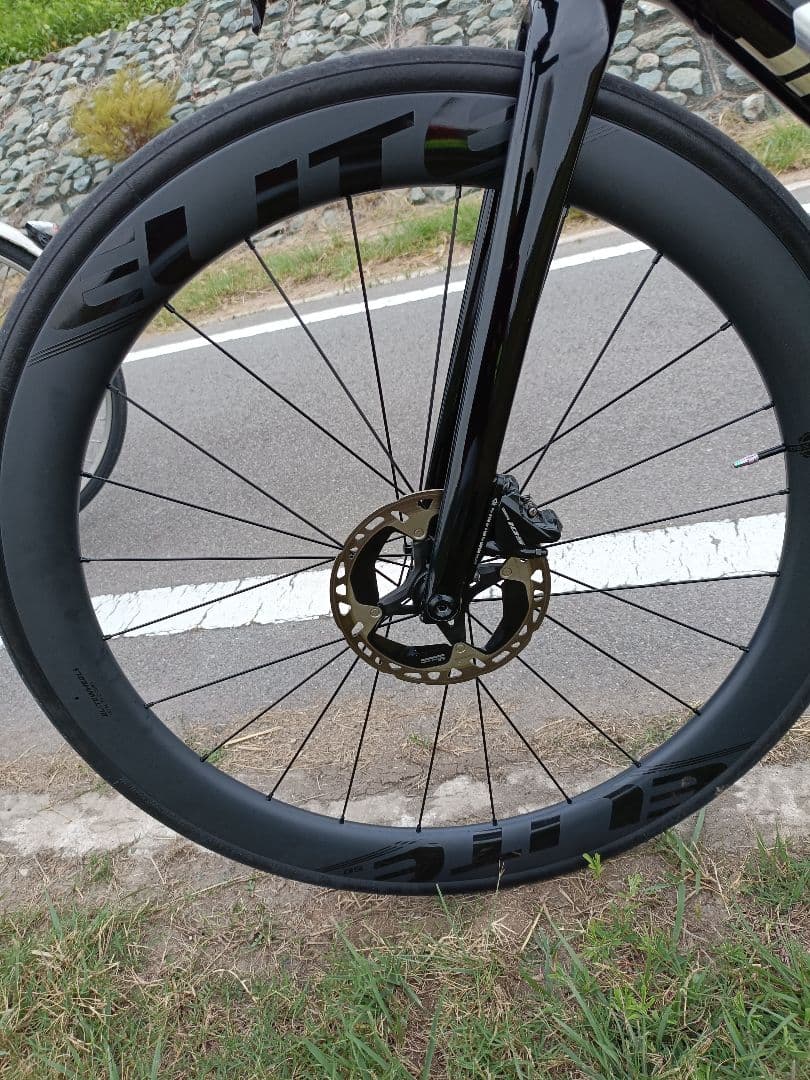 ELITEWHEELS EDGE カーボンホイール1347g50mm 前後セット