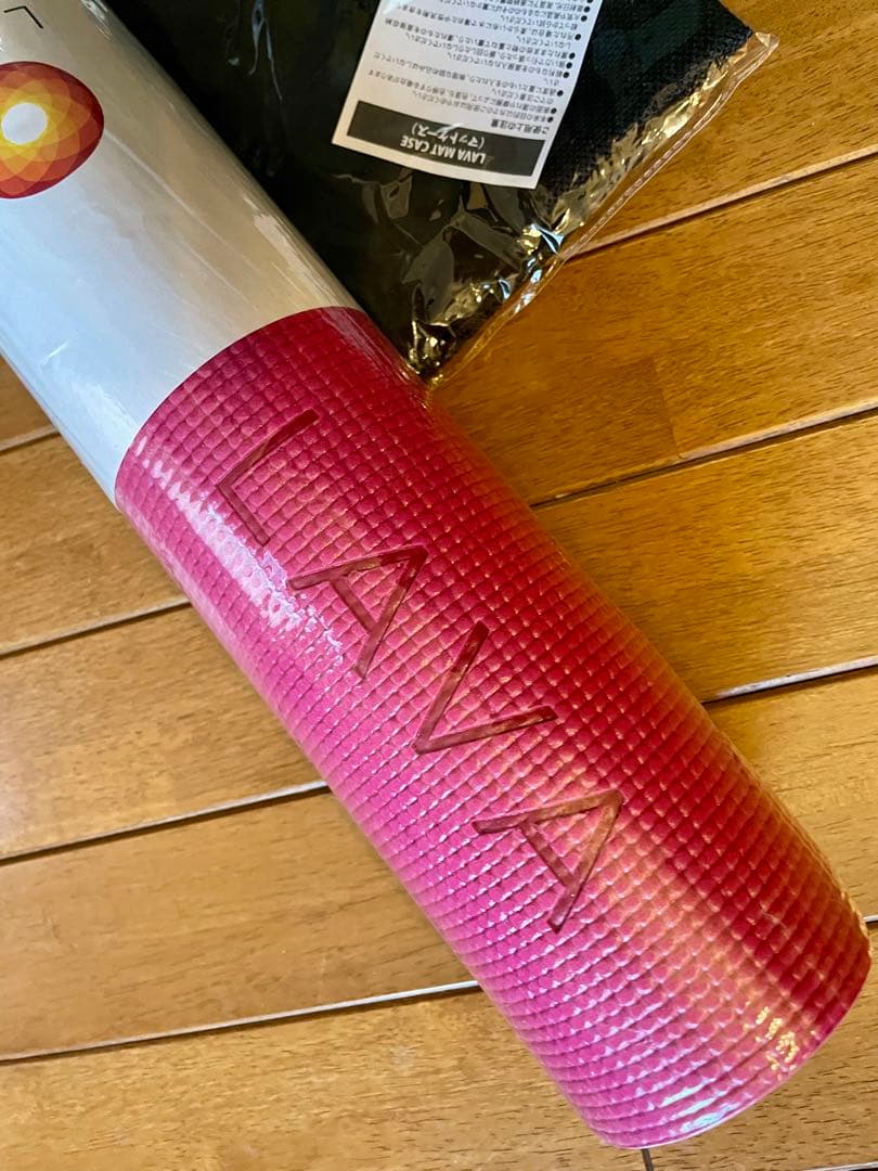 新品未使用】LAVA ホットヨガマット マゼンダLAVAヨガマット3点セット