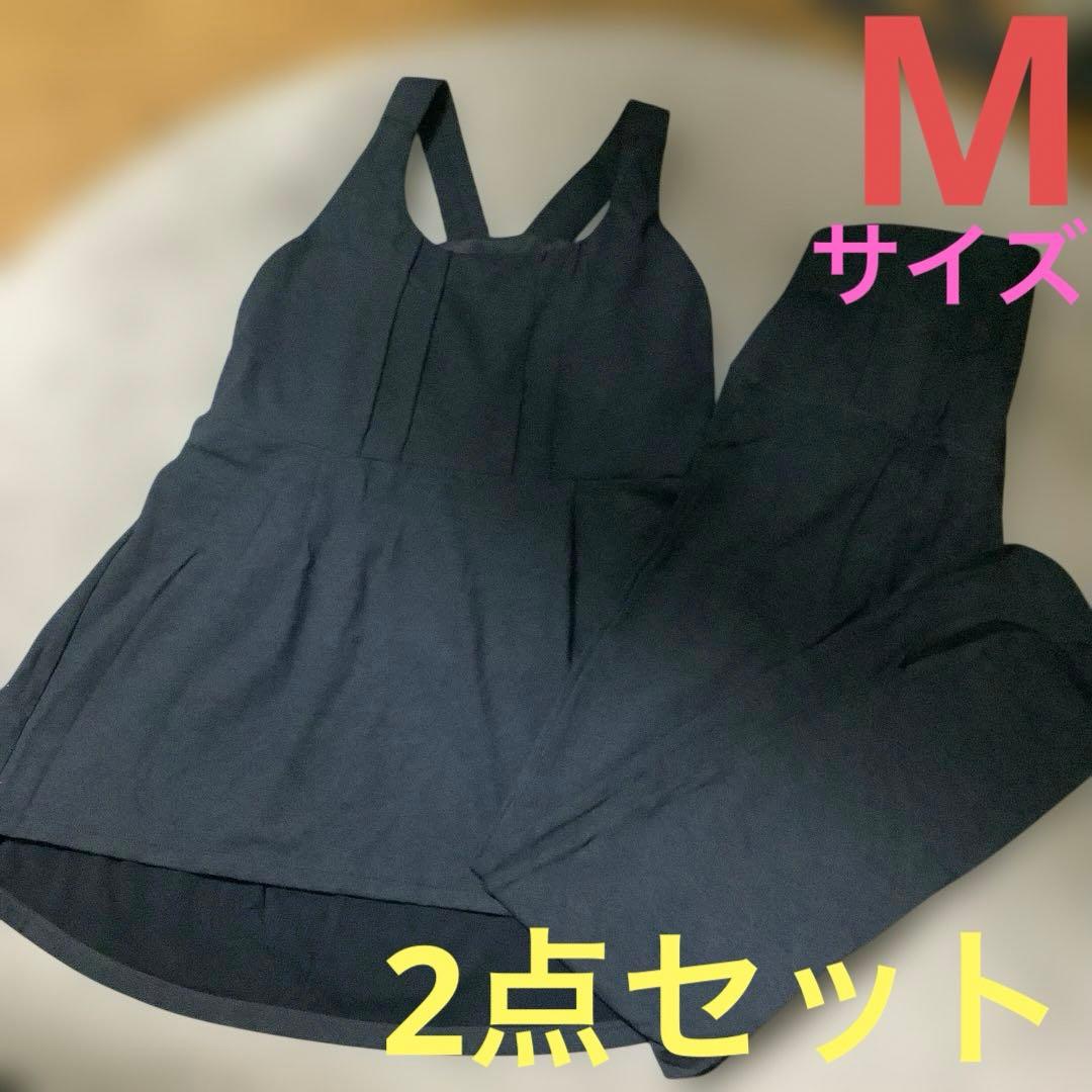 Y*様 SUKALA デニムクロスタンクトップ&デニムスリットレギンスセット M