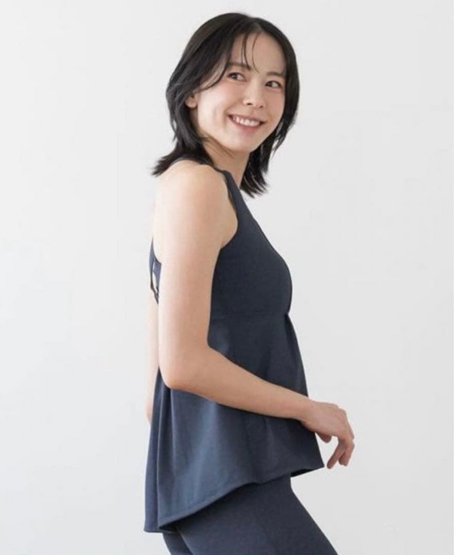 Y*様 SUKALA デニムクロスタンクトップ&デニムスリットレギンスセット M