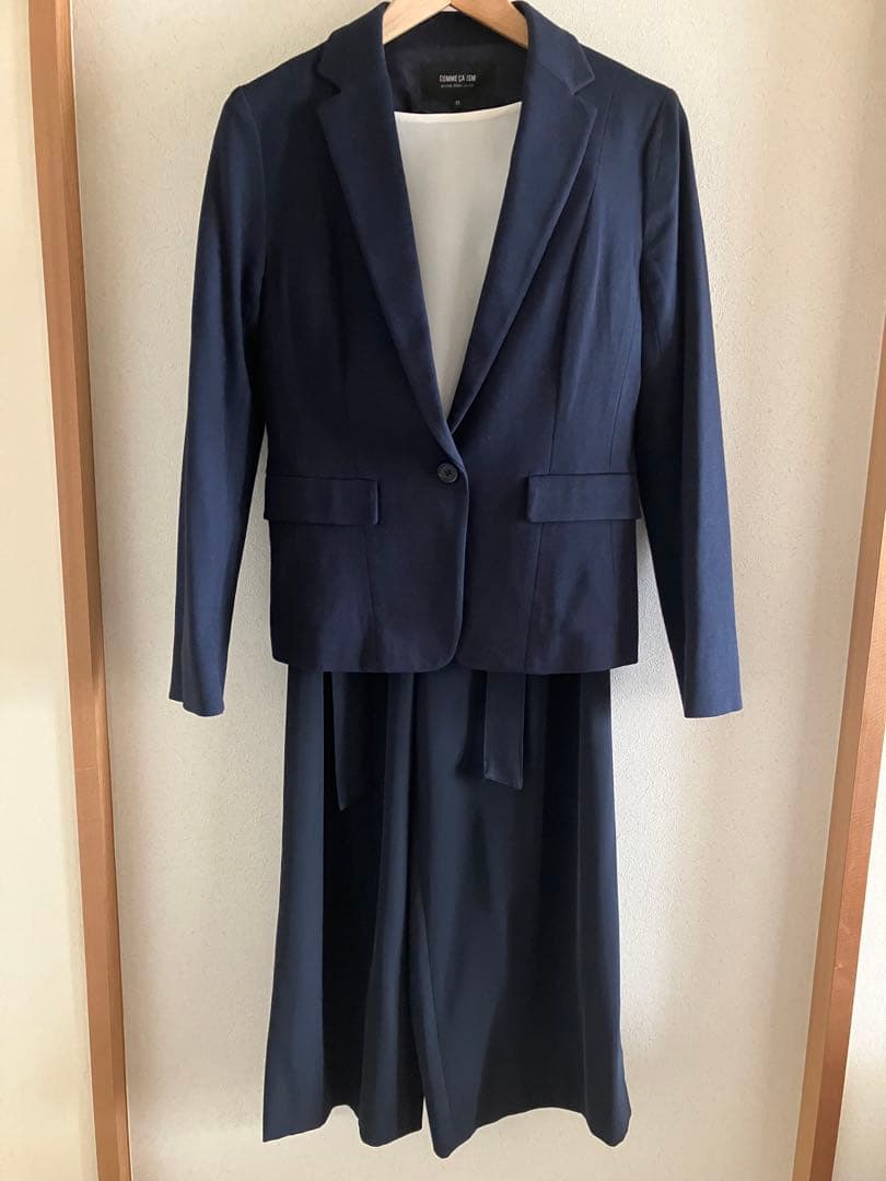 極美品コムサイズムパンツスーツセット