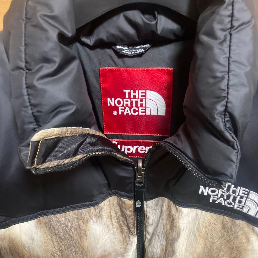 ジャケット・アウター supreme 13AW Fur Print Nuptse Jacket