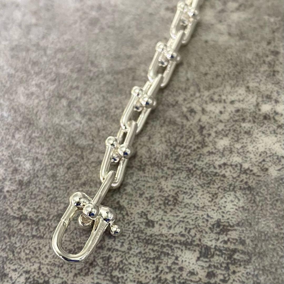 極美品 ティファニー ハードウェア スモール リンク ブレスレット