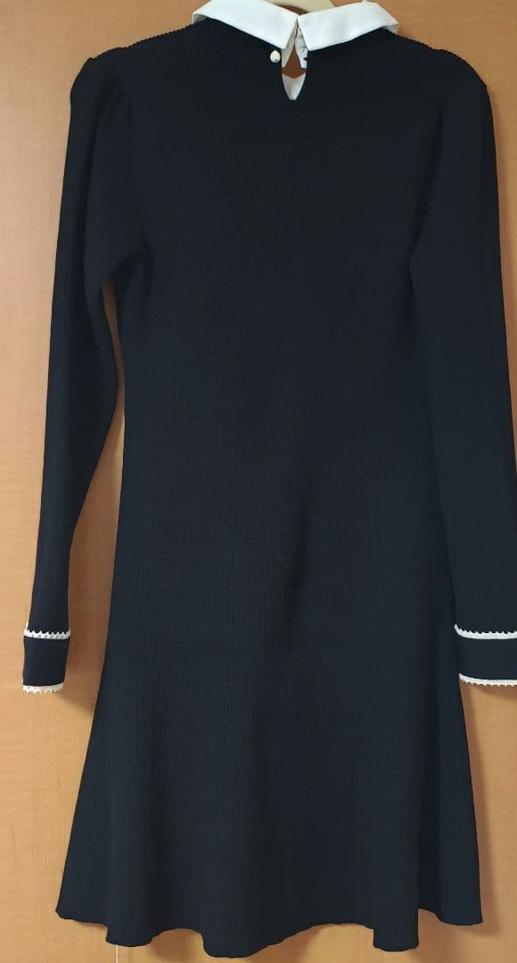 【明日までの出品】アプワイザーリッシェ　衿付2wayニットワンピース