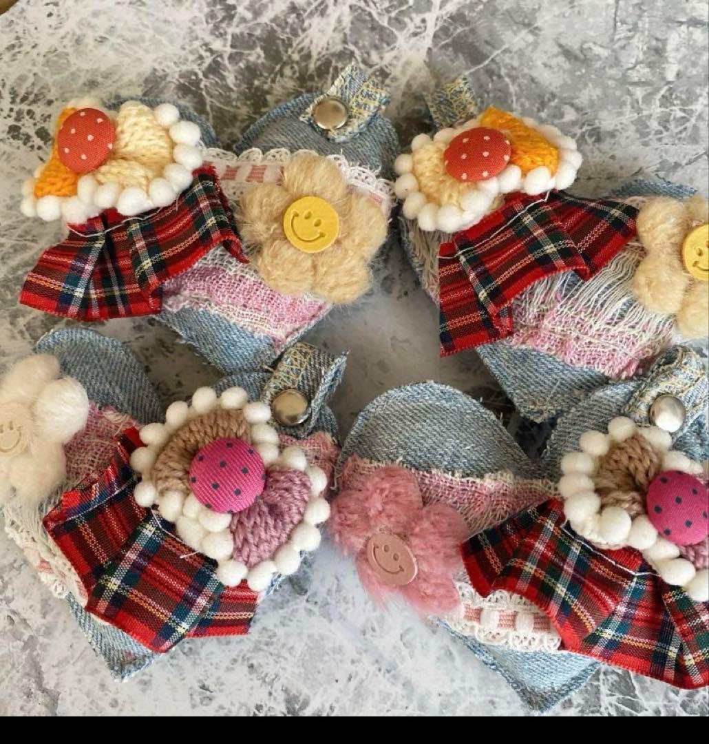 いちごパフェ様専用デニムリメイクチャーム☆オーダー・お取置き