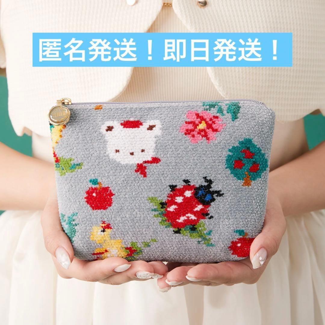 新品 FEILER × familiar ファミリア フェイラー コラボポーチ - メルカリ