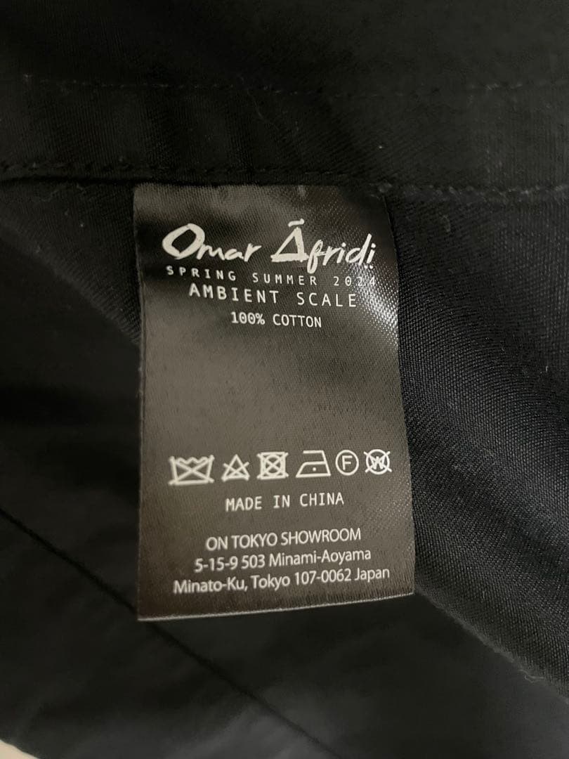 サ*可様 omar afridi 24ss dyed wind coat