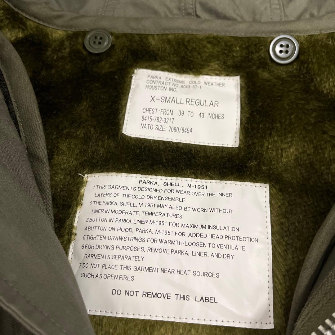 ヒューストン　HOUSTON M-51 モッズコート　ライナー付き