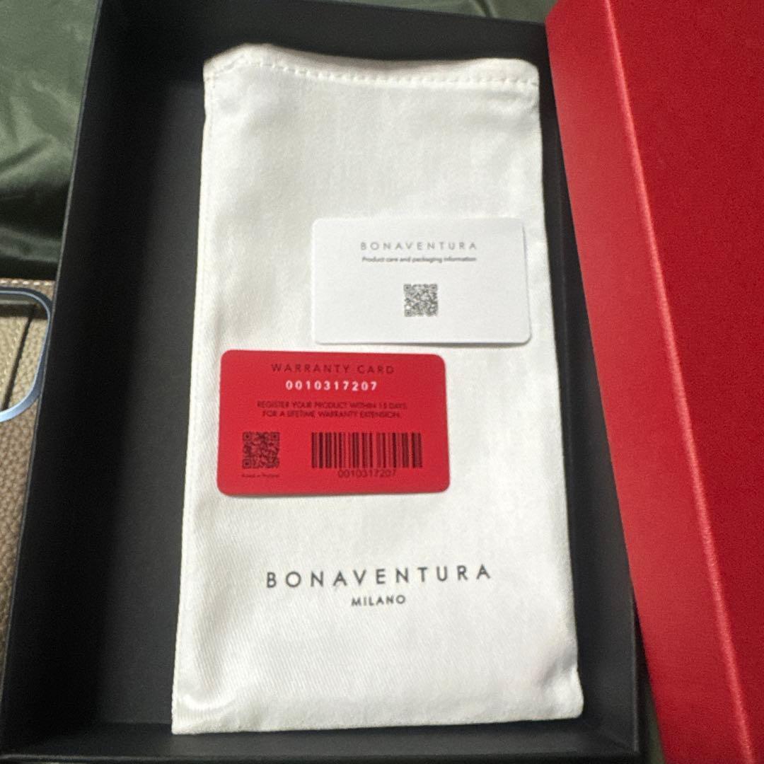 BONAVENTURA iPhone17proMAX用　手帳型ケース　色エトープ