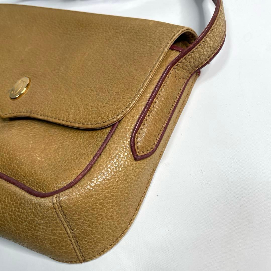 CARTIER カルティエ ショルダーバッグ マストライン マスタード