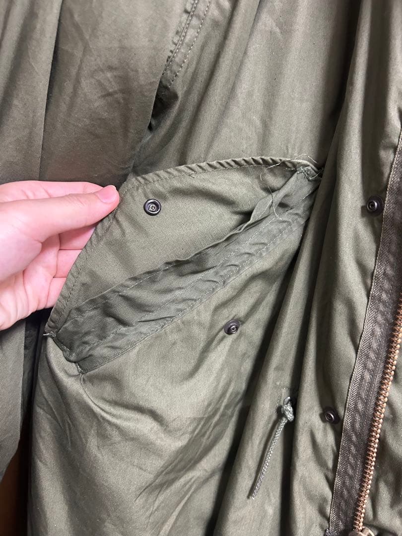 米軍放出品・状態最良　M65フィッシュテール ライナー付